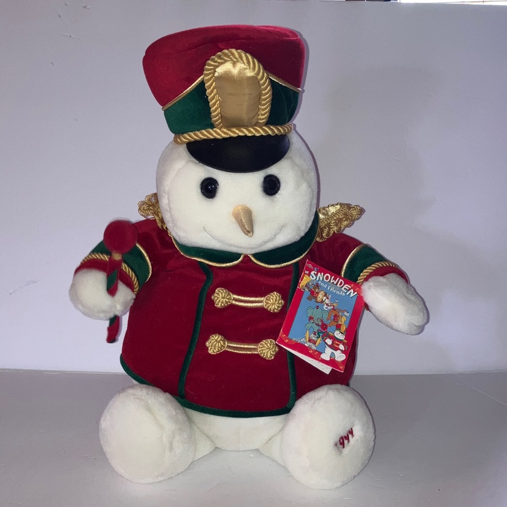 Snowden Musical Soilder Snowman Plush 21”